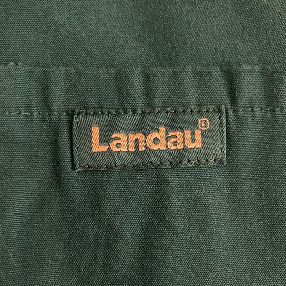 Two pairs of forest green scrub pants. - Picture 2 of 3